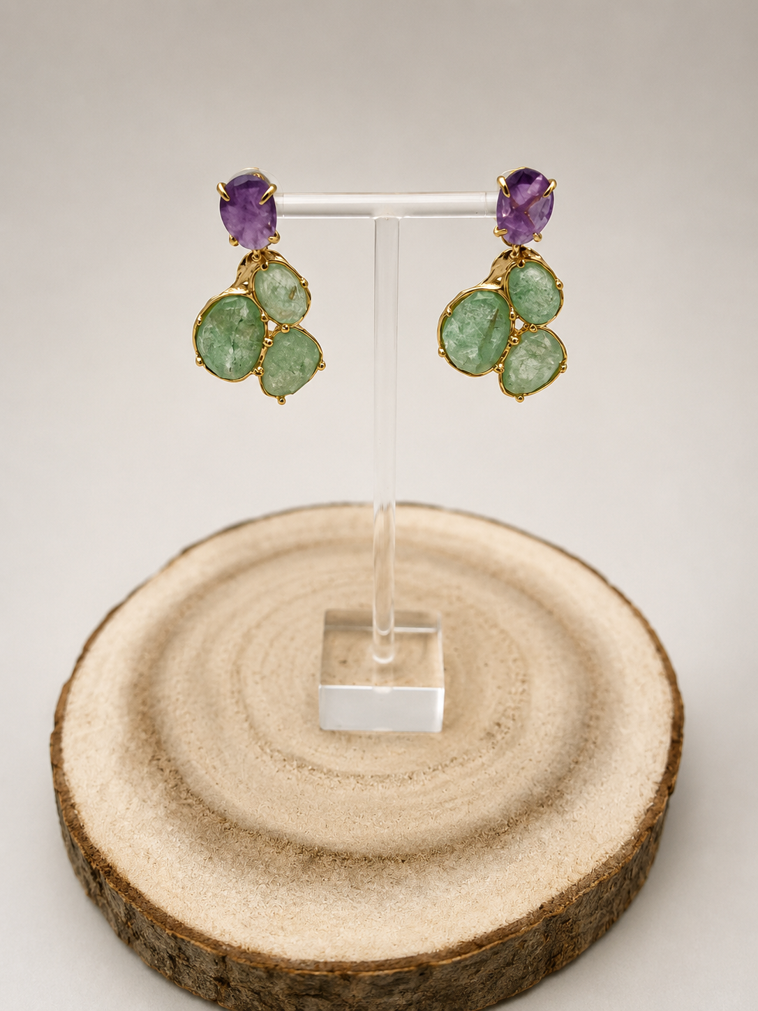 PENDIENTES LAVANDA